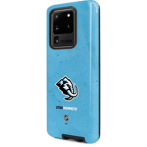 NHL Utah Mammoth Distressed Blue Galaxy S20 Ultra 5G Pro Case