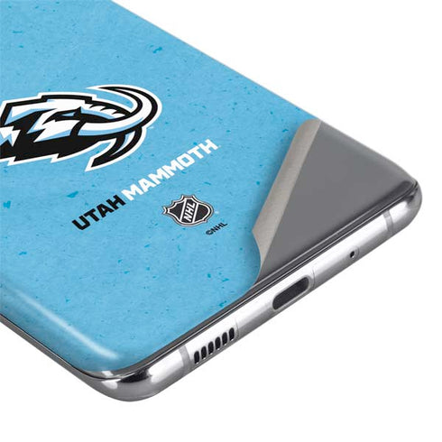 NHL Utah Mammoth Distressed Blue Galaxy S20 Ultra 5G Skin