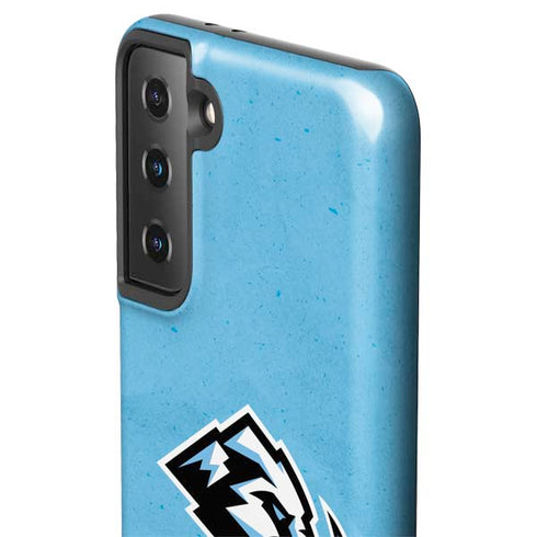 NHL Utah Mammoth Distressed Blue Galaxy S21 Plus 5G Pro Case