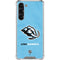 NHL Utah Mammoth Distressed Blue Galaxy S23 FE Clear Case