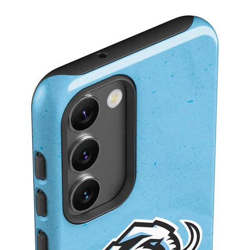 NHL Utah Mammoth Distressed Blue Galaxy S23 Pro Case