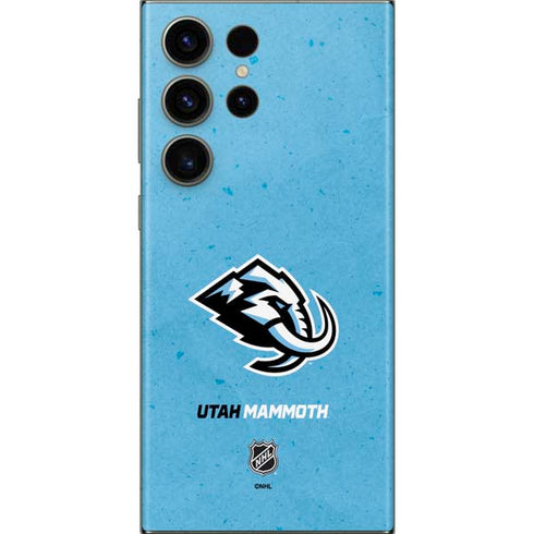 NHL Utah Mammoth Distressed Blue Galaxy Skins