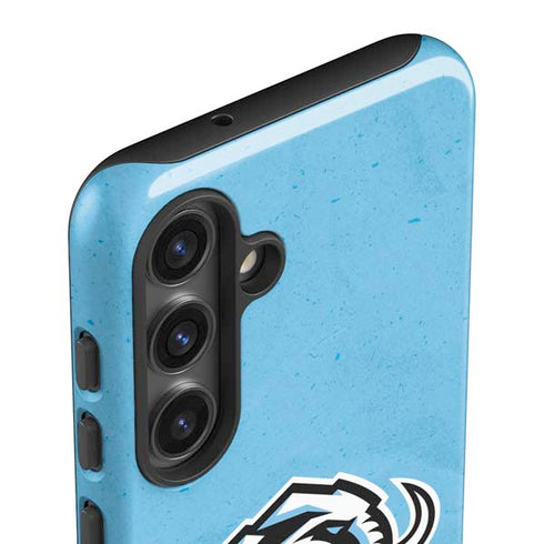NHL Utah Mammoth Distressed Blue Galaxy S25 Impact Case