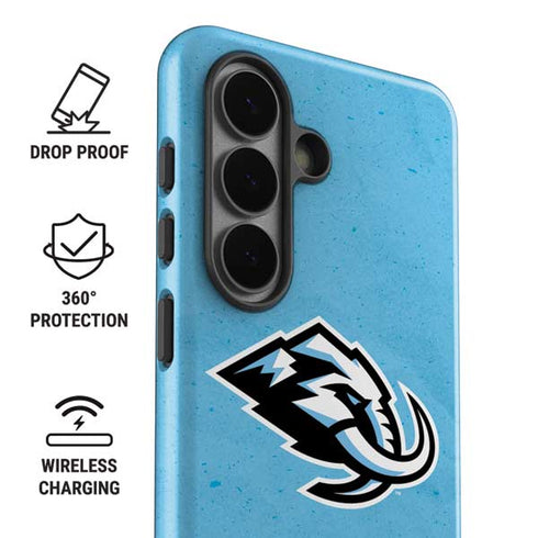 NHL Utah Mammoth Distressed Blue Galaxy S26 Impact Case