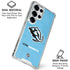 NHL Utah Mammoth Distressed Blue Galaxy S26 Ultra Clear Case
