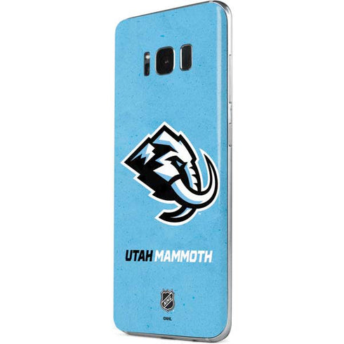 NHL Utah Mammoth Distressed Blue Galaxy S8 Skin