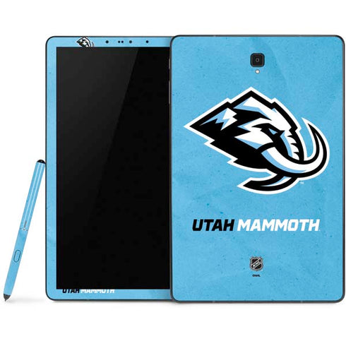 NHL Utah Mammoth Distressed Blue Samsung Galaxy Tab Skin