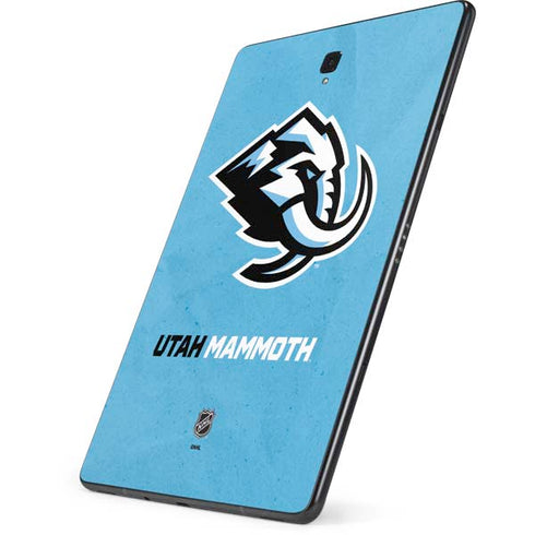 NHL Utah Mammoth Distressed Blue Samsung Galaxy Tab Skin