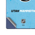 NHL Utah Mammoth Distressed Blue Galaxy Z Fold6 Skin