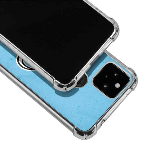 NHL Utah Mammoth Distressed Blue Google Pixel 4a 5G Clear Case