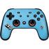 NHL Utah Mammoth Distressed Blue Google Stadia Controller Skin