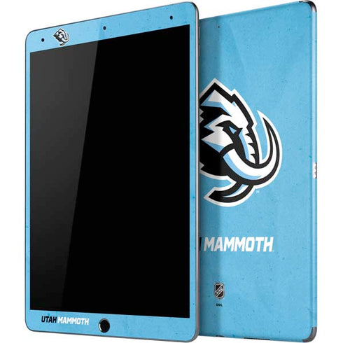 NHL Utah Mammoth Distressed Blue iPad Skins