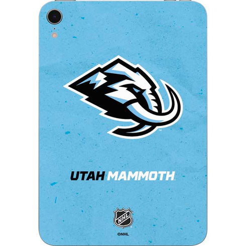 NHL Utah Mammoth Distressed Blue Apple iPad Mini Skin