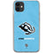 NHL Utah Mammoth Distressed Blue iPhone 11 Clear Case