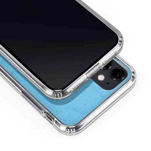 NHL Utah Mammoth Distressed Blue iPhone 11 Clear Case