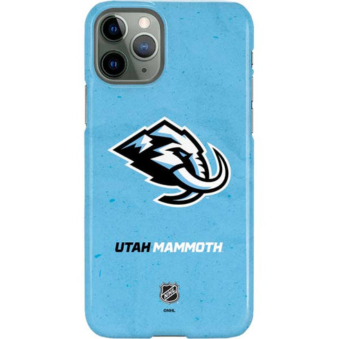 NHL Utah Mammoth Distressed Blue iPhone 11 Pro Lite Case