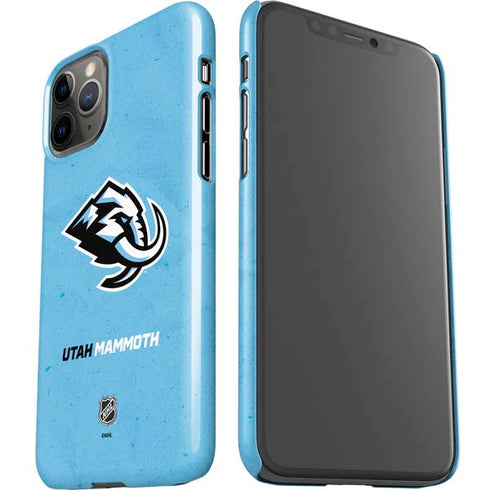 NHL Utah Mammoth Distressed Blue iPhone 11 Pro Lite Case