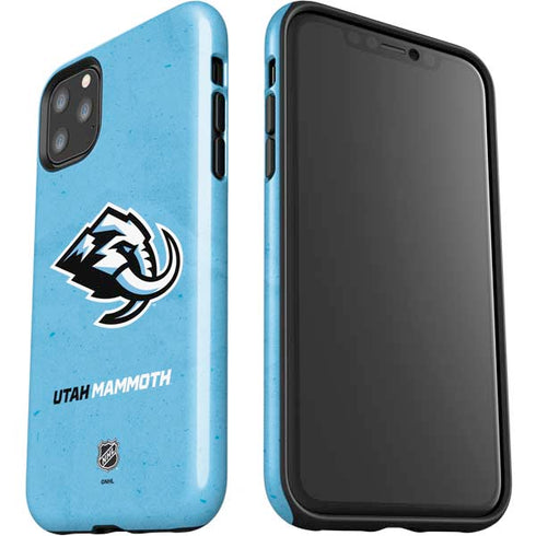 NHL Utah Mammoth Distressed Blue iPhone 11 Pro Max Impact Case