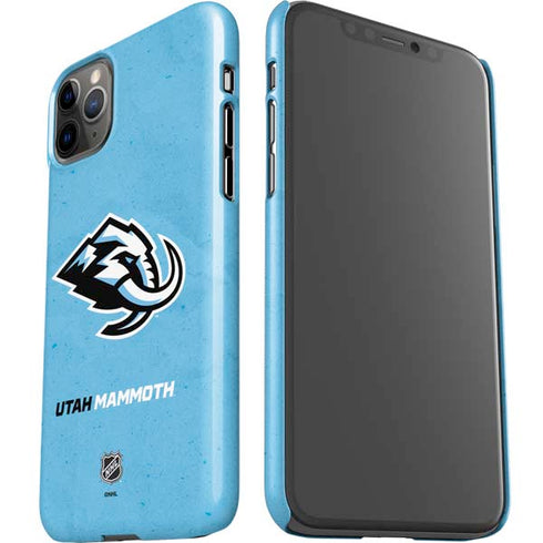 NHL Utah Mammoth Distressed Blue iPhone 11 Pro Max Lite Case
