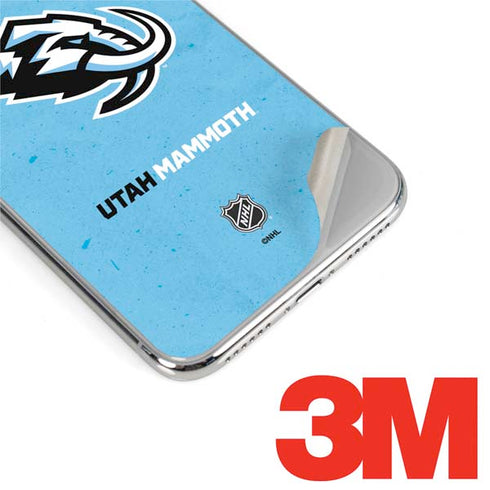 NHL Utah Mammoth Distressed Blue iPhone 11 Pro Max Skin
