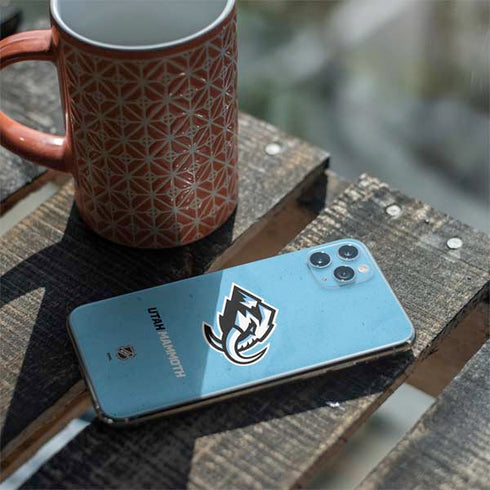 NHL Utah Mammoth Distressed Blue iPhone 11 Pro Max Skin