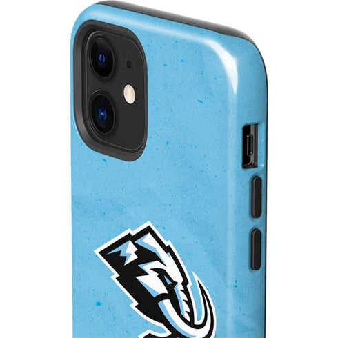 NHL Utah Mammoth Distressed Blue iPhone 12 Impact Case