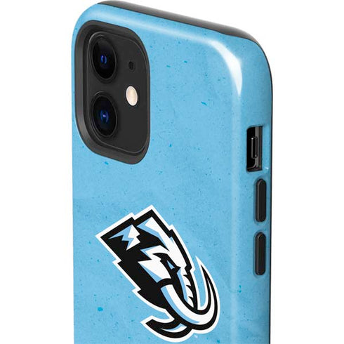 NHL Utah Mammoth Distressed Blue iPhone 12 Mini Impact Case