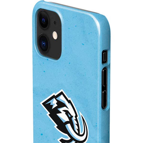 NHL Utah Mammoth Distressed Blue iPhone 12 Mini Lite Case