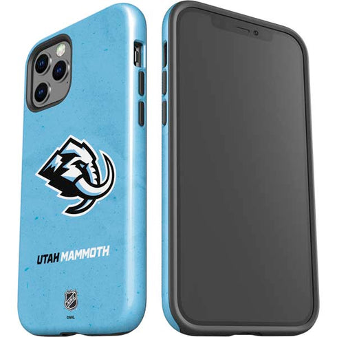 NHL Utah Mammoth Distressed Blue iPhone 12 Pro Impact Case