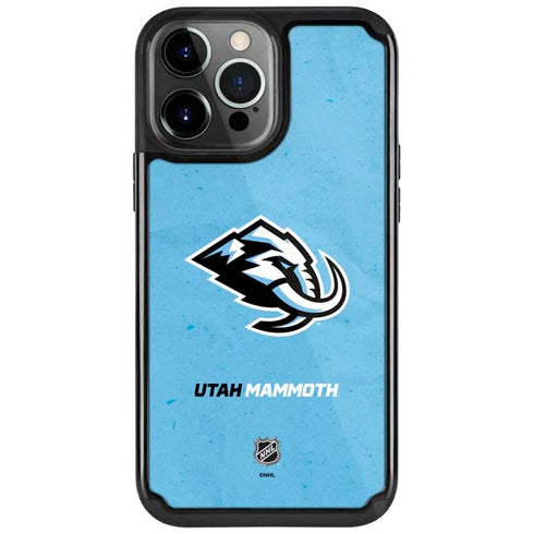 NHL Utah Mammoth Distressed Blue iPhone Cases
