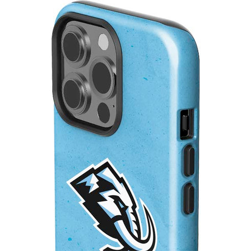 NHL Utah Mammoth Distressed Blue iPhone 13 Pro Impact Case