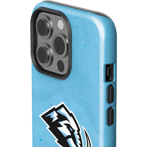 NHL Utah Mammoth Distressed Blue iPhone 14 Pro Impact Case
