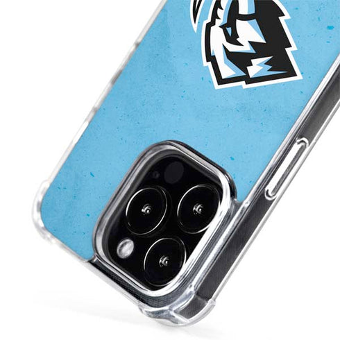 NHL Utah Mammoth Distressed Blue iPhone 14 Pro MagSafe Case