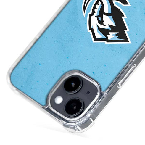 NHL Utah Mammoth Distressed Blue iPhone 15 MagSafe Case