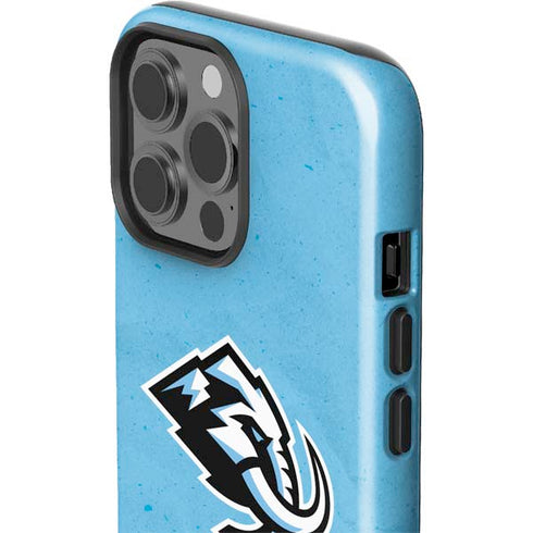 NHL Utah Mammoth Distressed Blue iPhone 15 Pro Max Impact Case