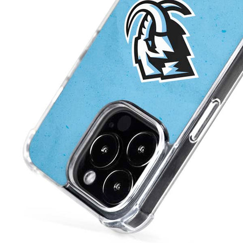 NHL Utah Mammoth Distressed Blue iPhone 16 Pro MagSafe Case