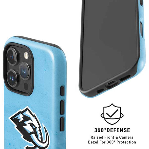 NHL Utah Mammoth Distressed Blue iPhone 16 Pro Magsafe Impact Case