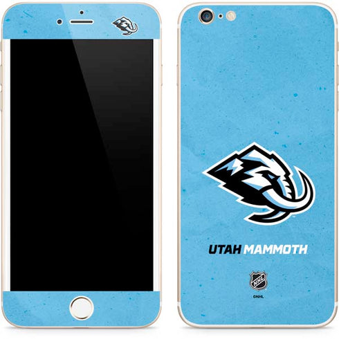 NHL Utah Mammoth Distressed Blue iPhone 6/6s Plus Skin
