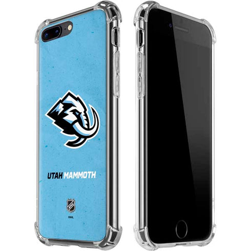 NHL Utah Mammoth Distressed Blue iPhone Cases