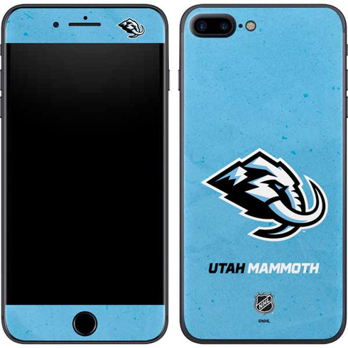 NHL Utah Mammoth Distressed Blue iPhone 7 Plus Skin