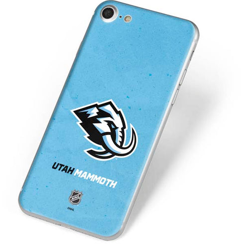 NHL Utah Mammoth Distressed Blue iPhone 8 Skin