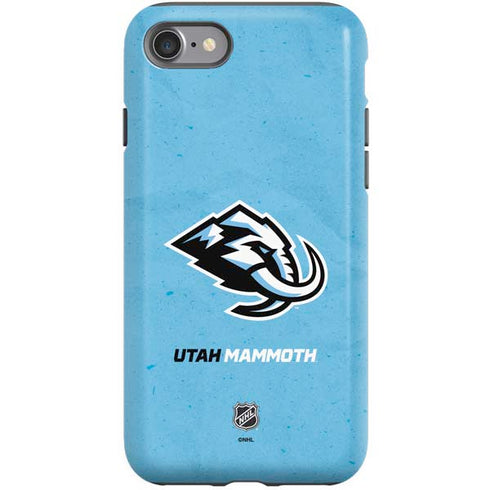 NHL Utah Mammoth Distressed Blue iPhone SE (2nd & 3rd Gen) Pro Case