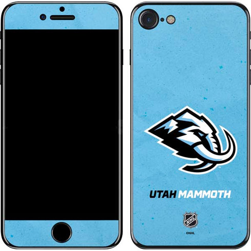 NHL Utah Mammoth Distressed Blue iPhone SE (2nd & 3rd Gen) Skin