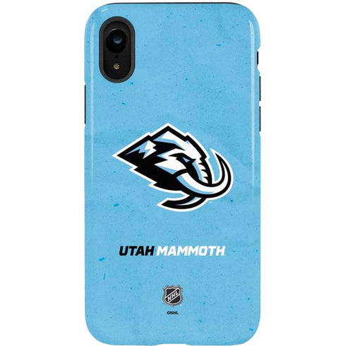 NHL Utah Mammoth Distressed Blue iPhone XR Pro Case