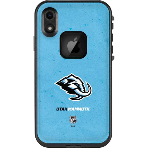 NHL Utah Mammoth Distressed Blue LifeProof Fre iPhone Skin