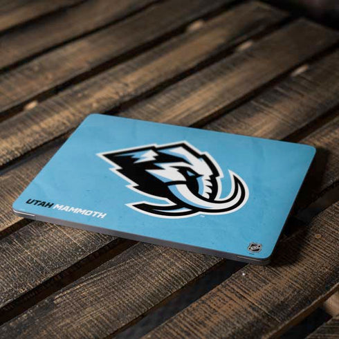 NHL Utah Mammoth Distressed Blue Apple MacBook Air Skin