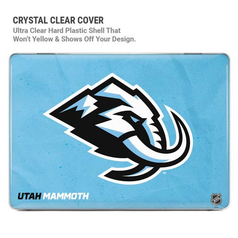 NHL Utah Mammoth Distressed Blue MacBook Pro 14in (2021-24) Case plus Skin
