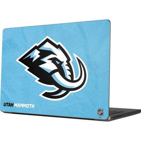 NHL Utah Mammoth Distressed Blue MacBook Pro 14in (2021-24) Skin