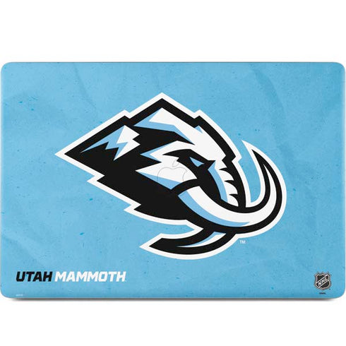 NHL Utah Mammoth Distressed Blue MacBook Skins