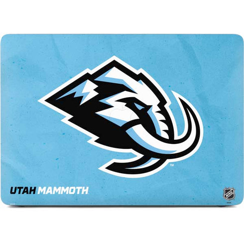 NHL Utah Mammoth Distressed Blue Apple MacBook Pro 16-inch Skin